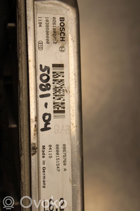 Unité de commande / module d'injection   08675760A,0261207712