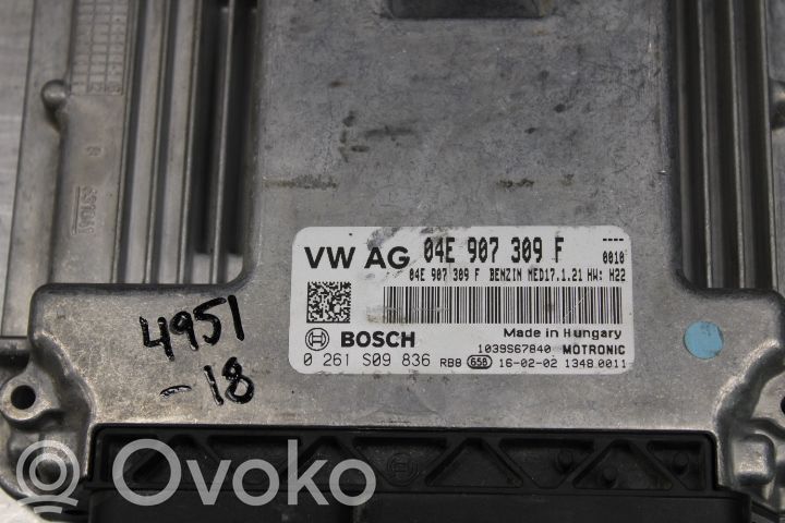 Unidad de control/módulo de la inyección   0261S09836,04E907309F