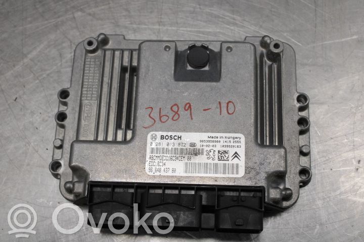 Unité de commande / module d'injection   9664843780,0281013872