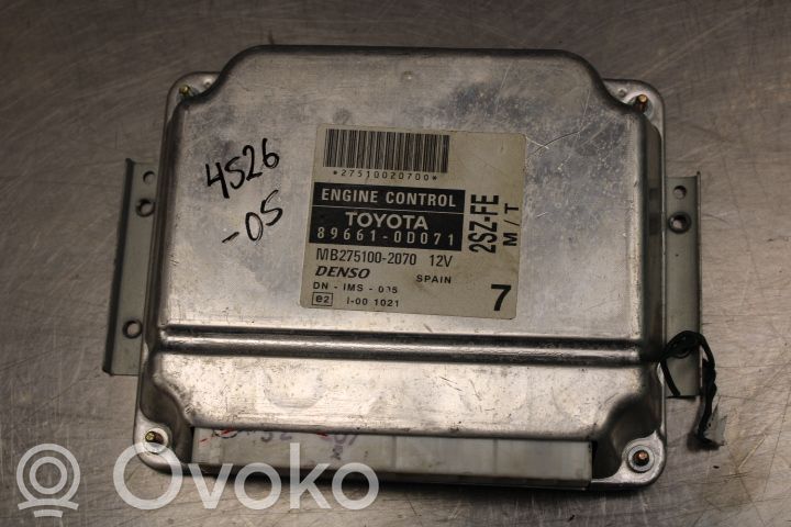 Injection control unit/module   MB2751002070,896610D071