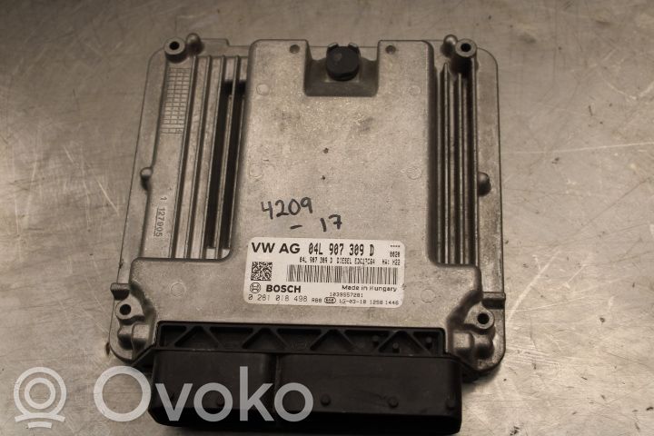 Unité de commande / module d'injection   0281018498,04L907309D