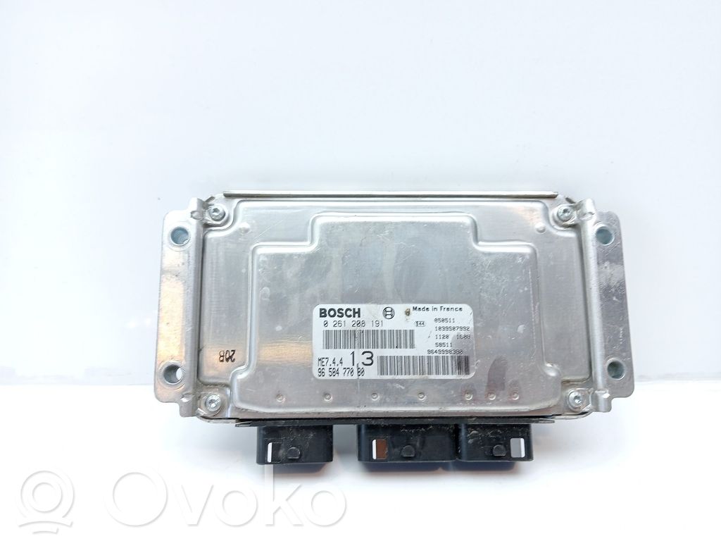Peugeot 1007 Engine control unit/module 
