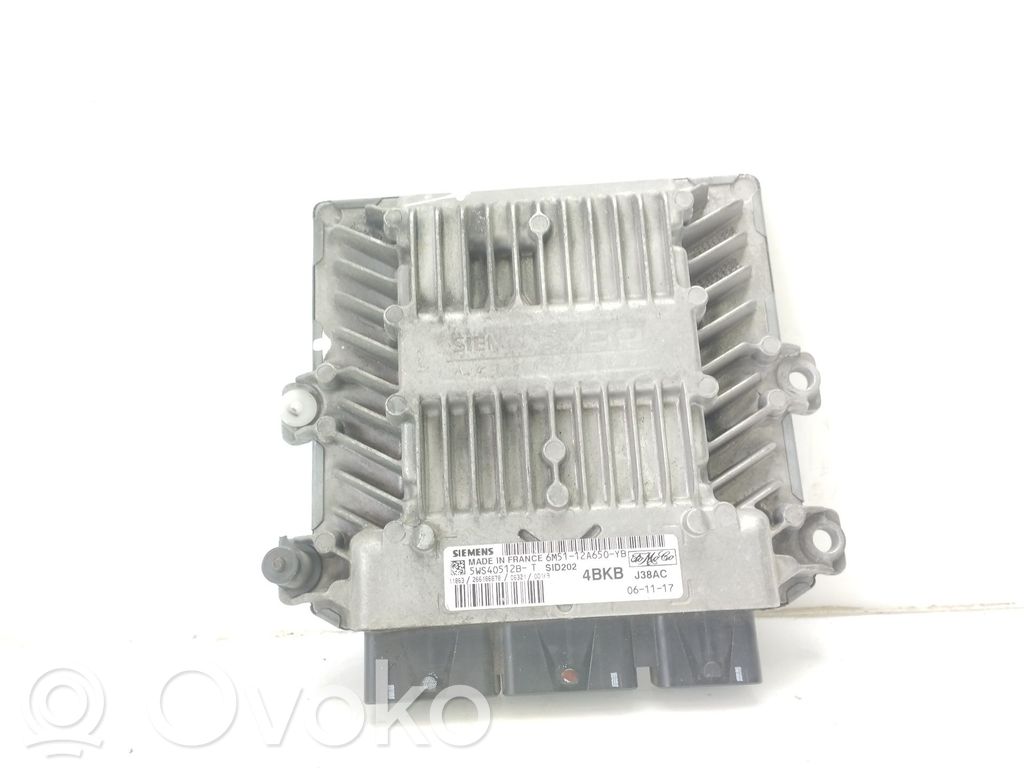 Engine control unit/module   6M5112A650YB,5WS40512B