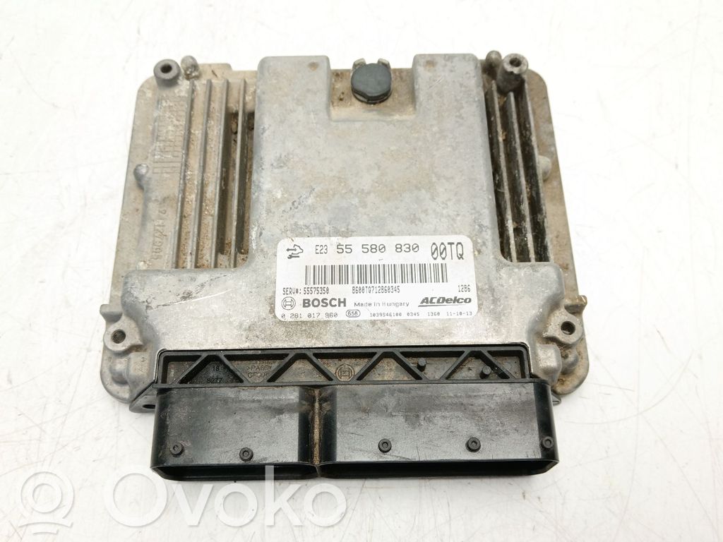 Sterownik / Moduł ECU   55575350,55580830,BOSCH0281017960