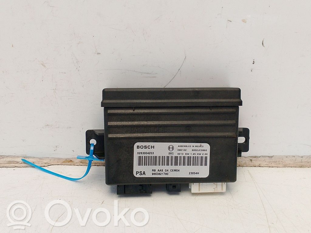 Other control units/modules   23054H,9663821780