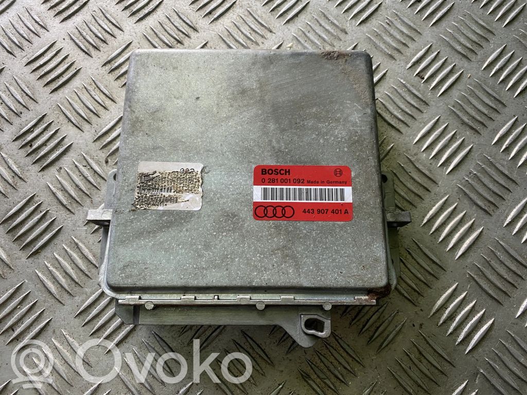 Engine control unit/module   443907401A,0281001092