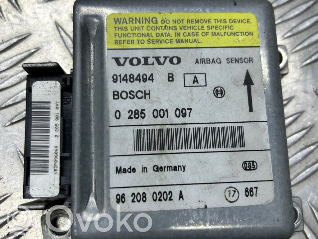 Volvo 850 Airbag control unit/module 