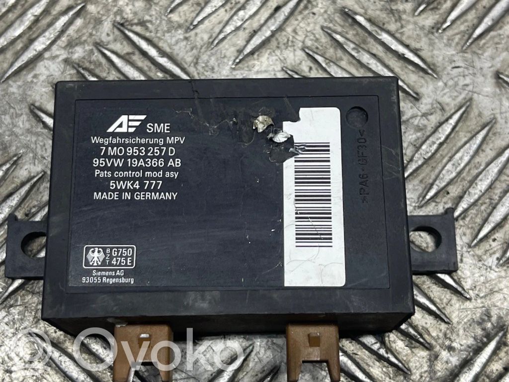Volkswagen Sharan Imobilaizera vadības bloks 