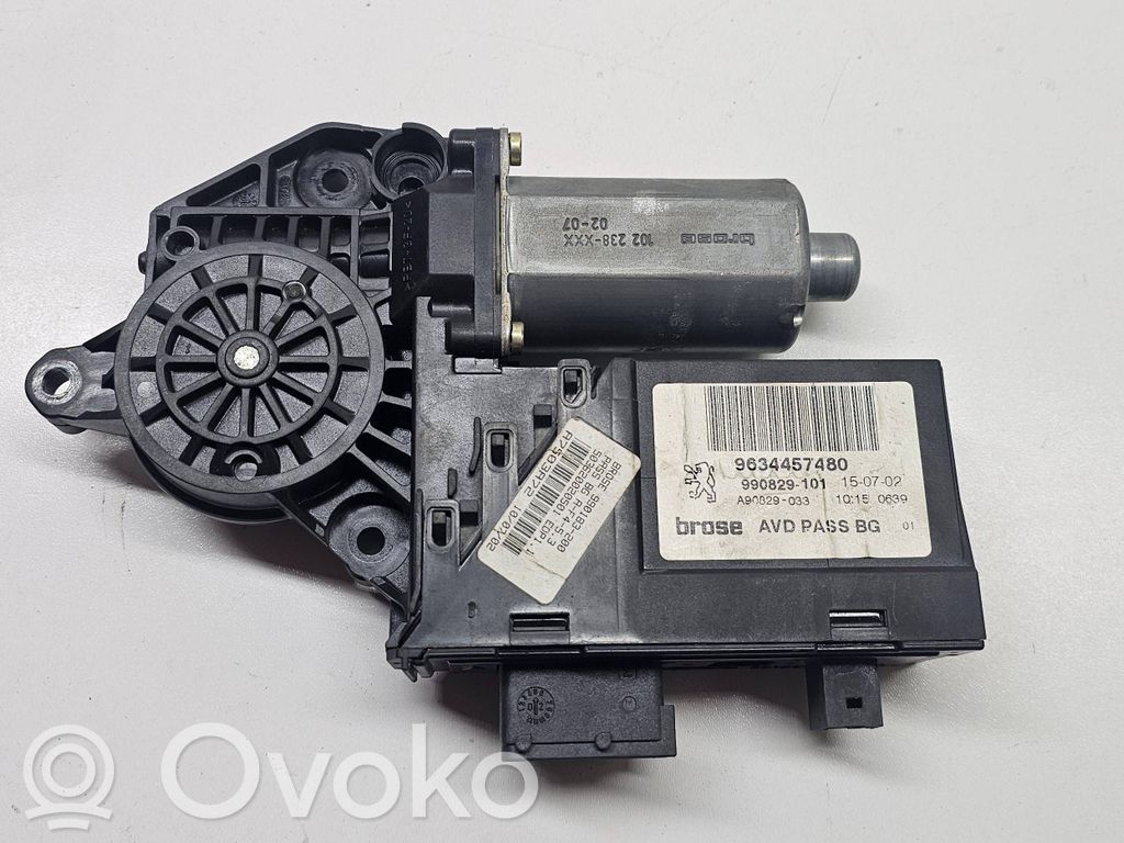 Peugeot 307 Silnik regulatora szyby drzwi przednich 
