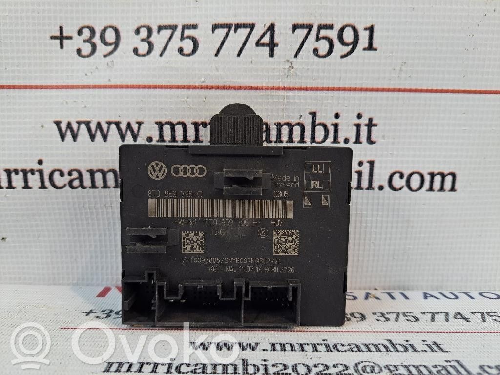 Audi A4 S4 B8 8K Unidad de control/módulo de la puerta 