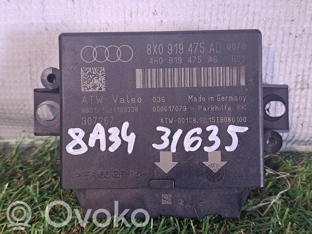 Audi Q3 8U Unité de commande, module PDC aide au stationnement 