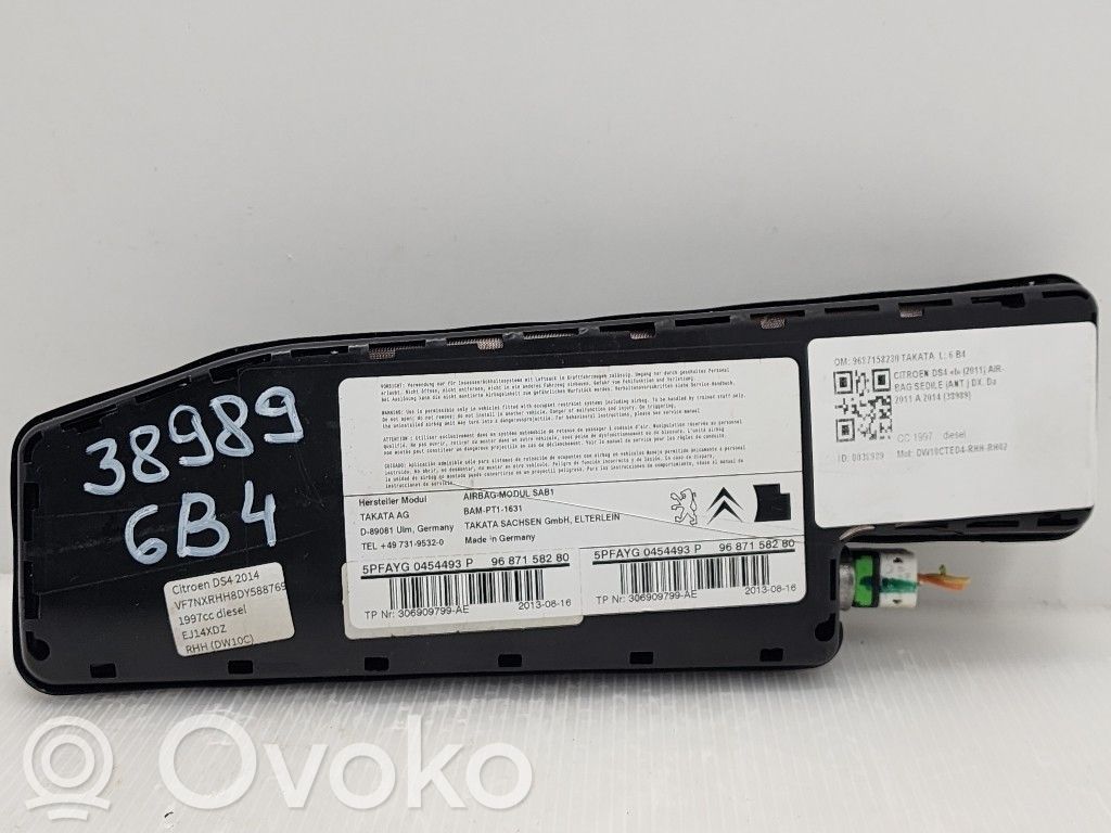 Citroen DS4 Sitz-Airbag 