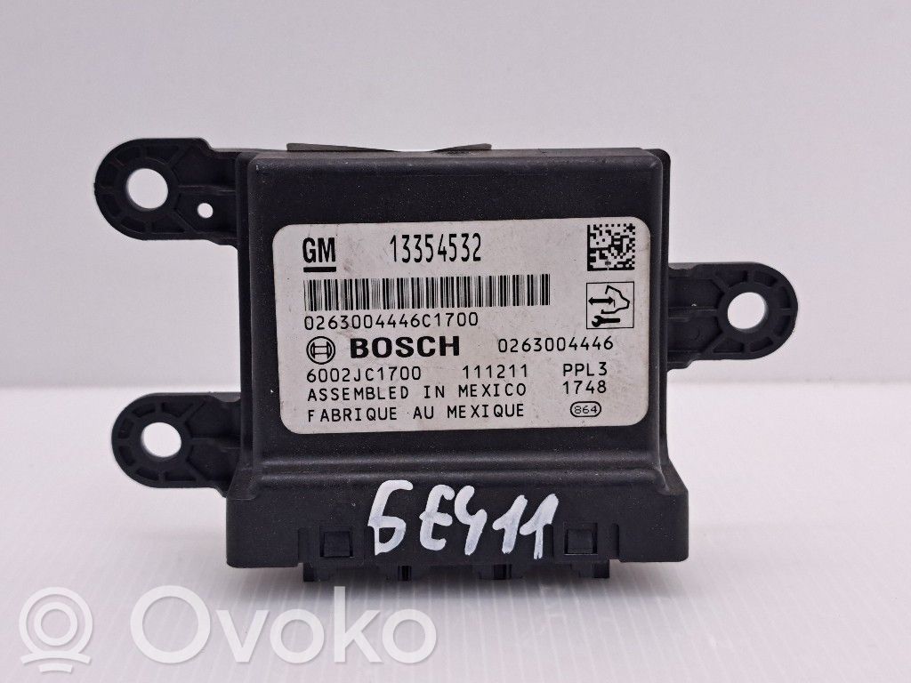Opel Astra J Parking PDC control unit/module 