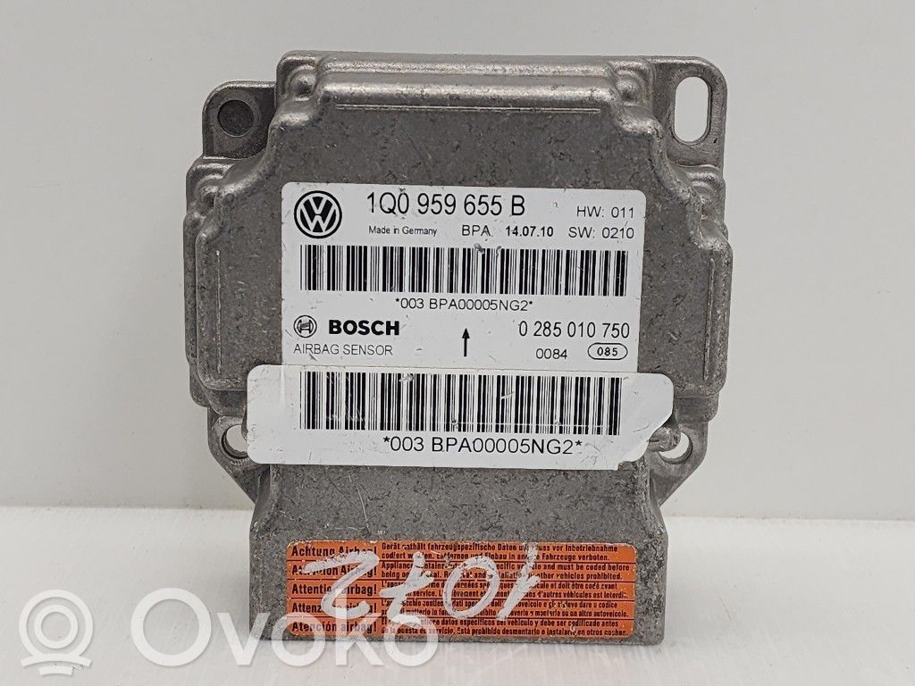 Volkswagen Eos Airbag control unit/module 