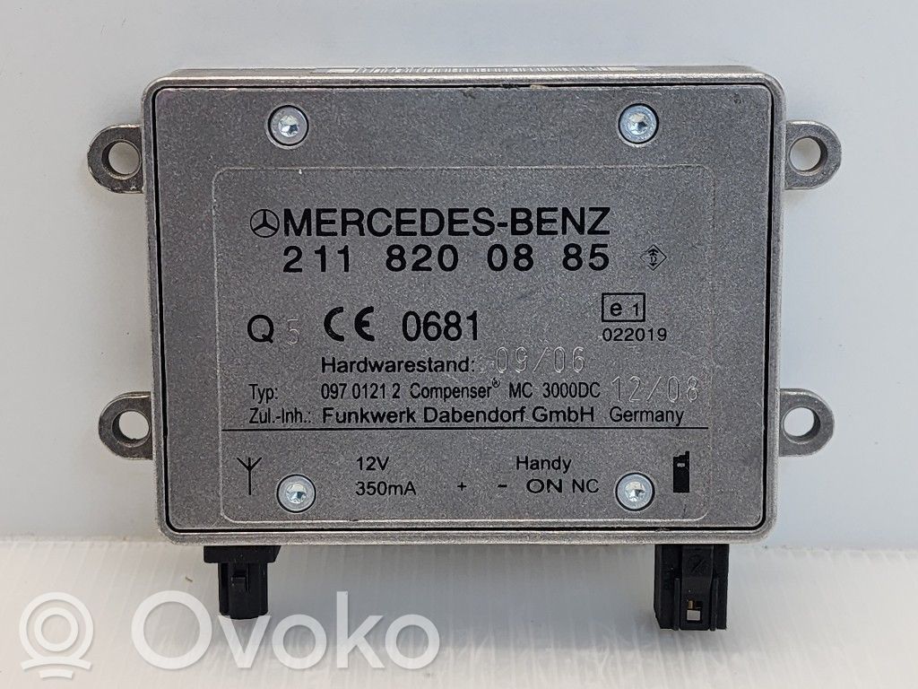 Mercedes-Benz ML W164 Antenna control unit 
