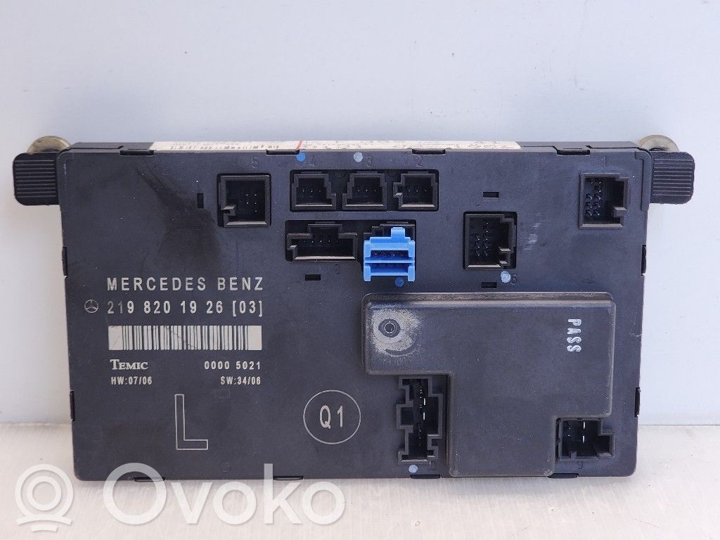 Mercedes-Benz CLS C219 Door control unit/module 