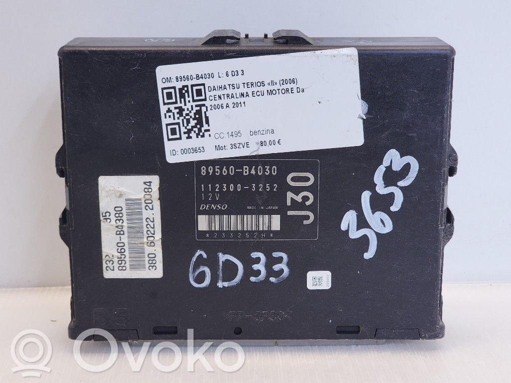 Daihatsu Terios Unitate/modul de control motor 