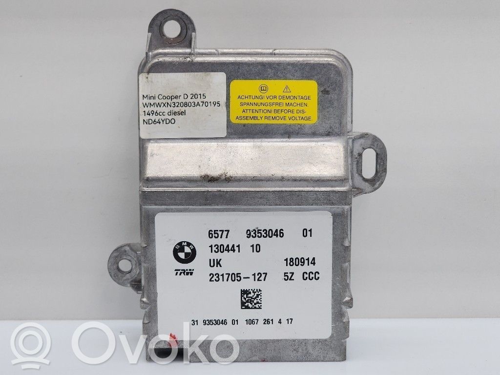 Mini One - Cooper F56 F55 Sterownik / Moduł Airbag 