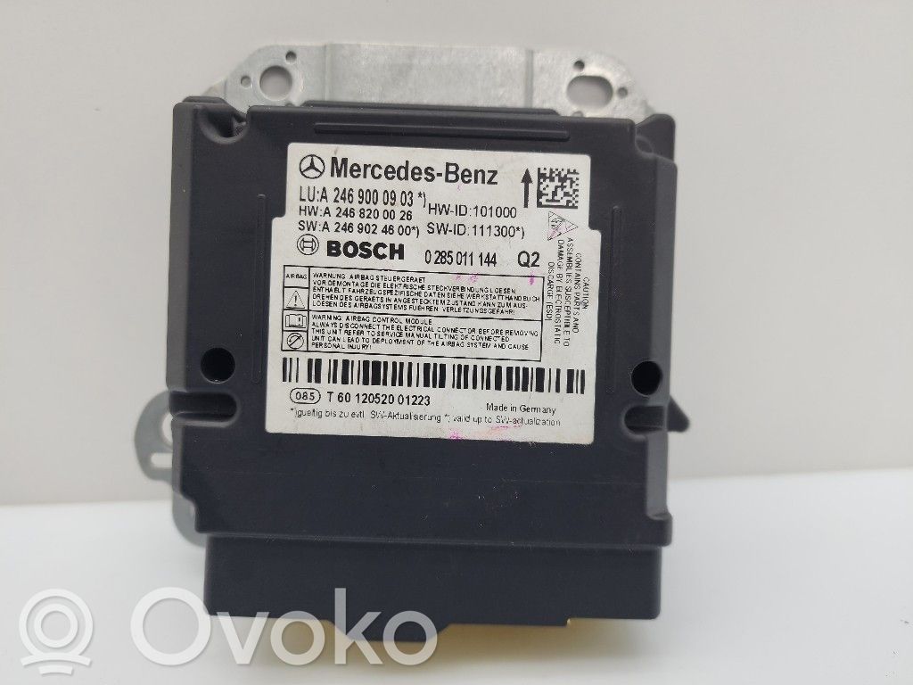 Mercedes-Benz B W246 W242 Unitate/modul de comandă airbaguri 