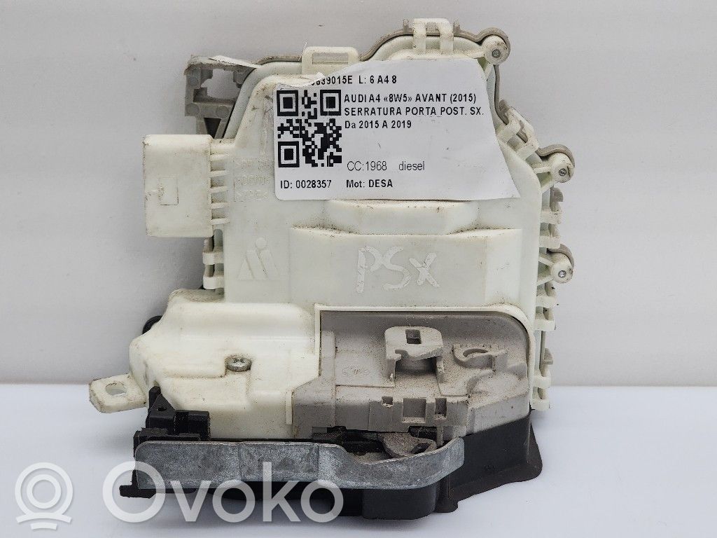 Audi A4 S4 B9 Zamek drzwi tylnych 