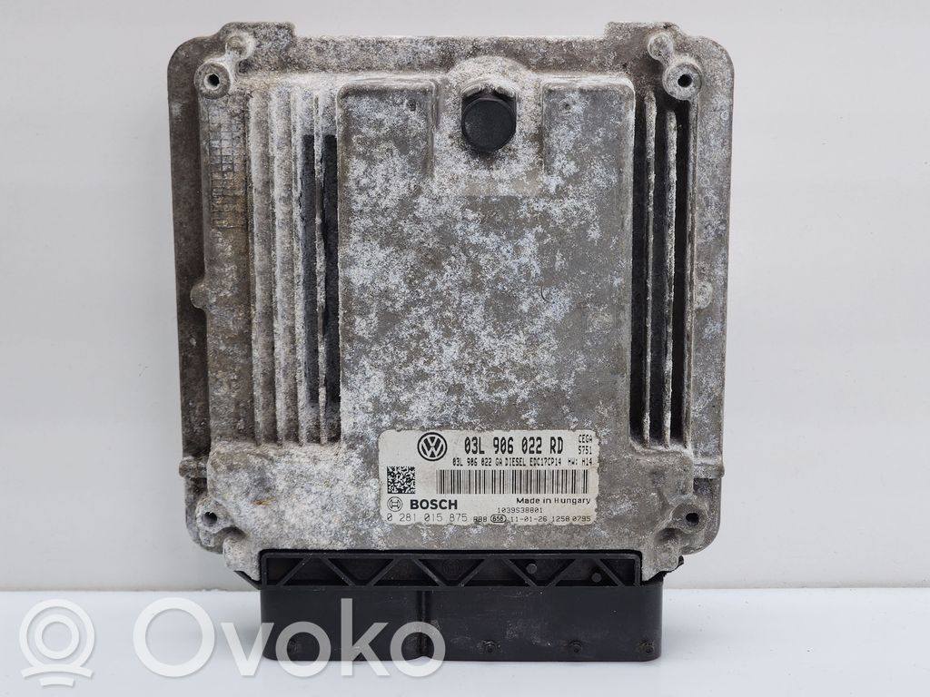 Engine control unit/module   03L906022RD,03L906022RD,CEGA