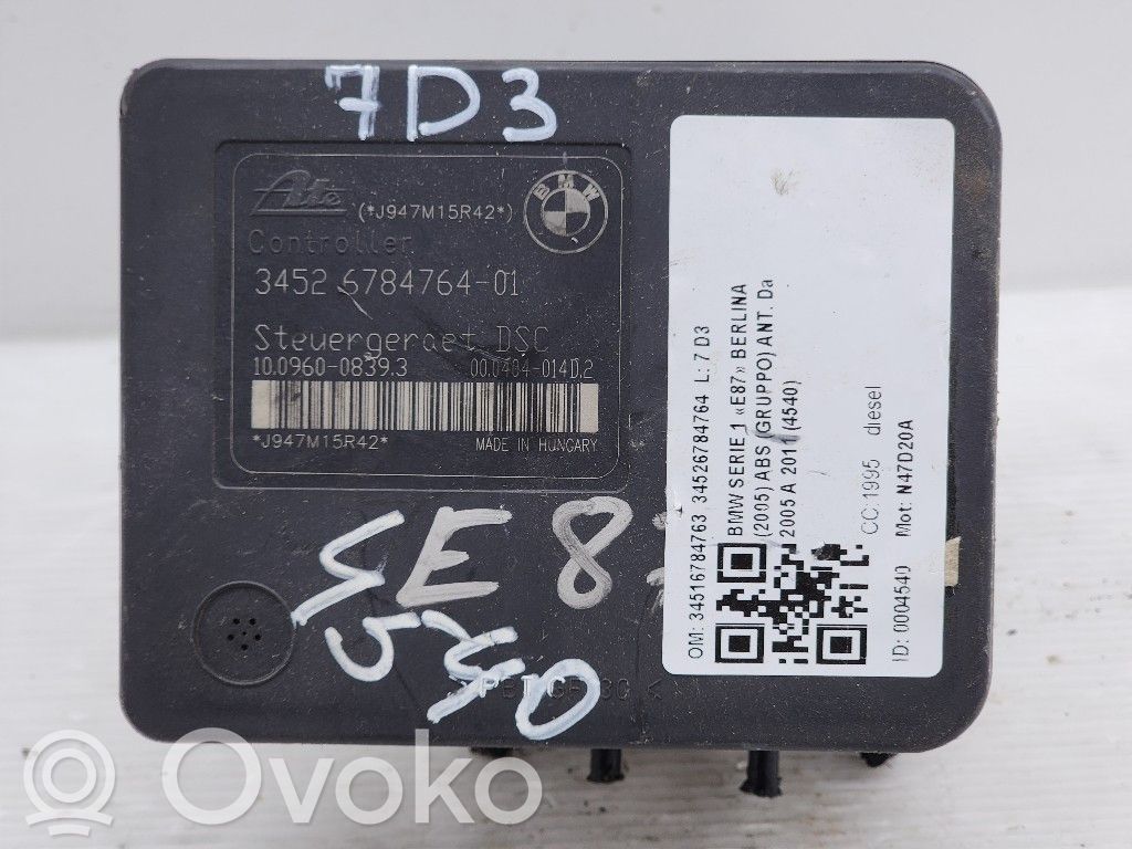 Pompe ABS   34516784763,34516784763,N47D20A
