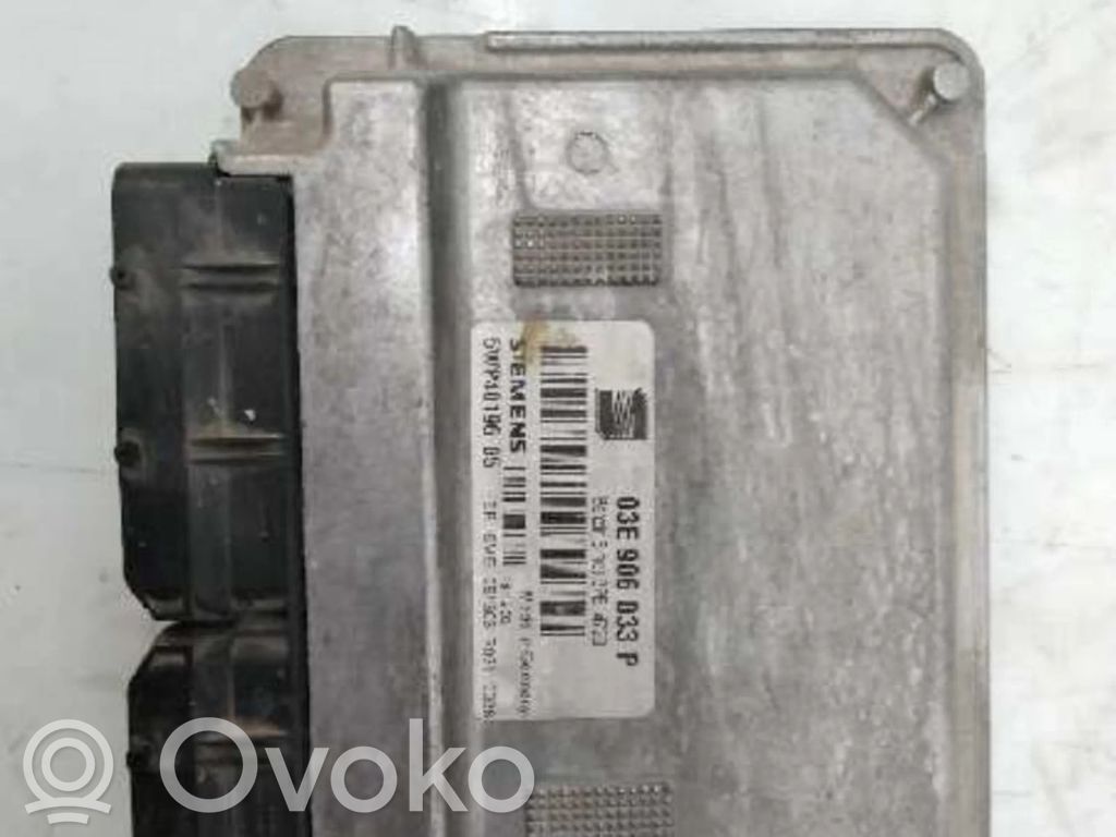 Volkswagen Polo IV 9N3 Unidad de control/módulo ECU del motor 