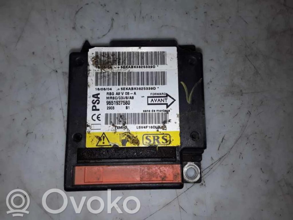 Centralina/modulo airbag   9651927580