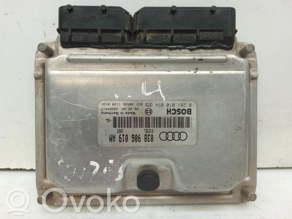 Unité de commande, module ECU de moteur   0281010094
