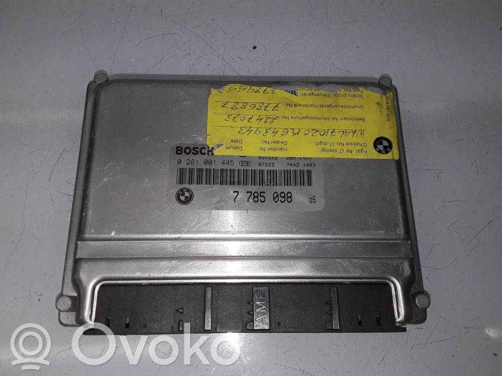 BMW 3 E46 Unitate control motor/modul ECU 