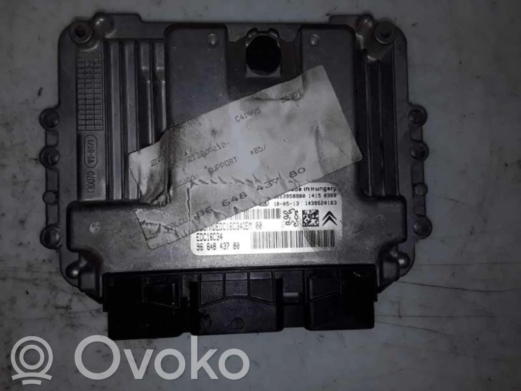 Unidad de control/módulo ECU del motor   9664843780