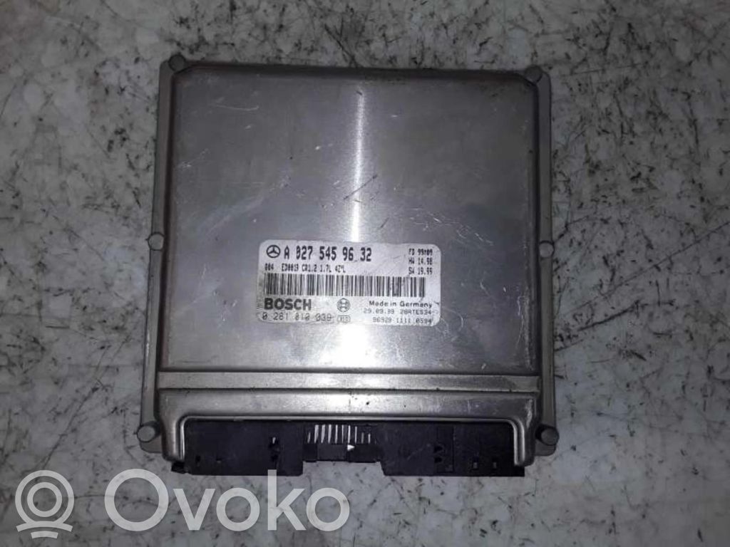 Mercedes-Benz A W169 Motorsteuergerät ECU
