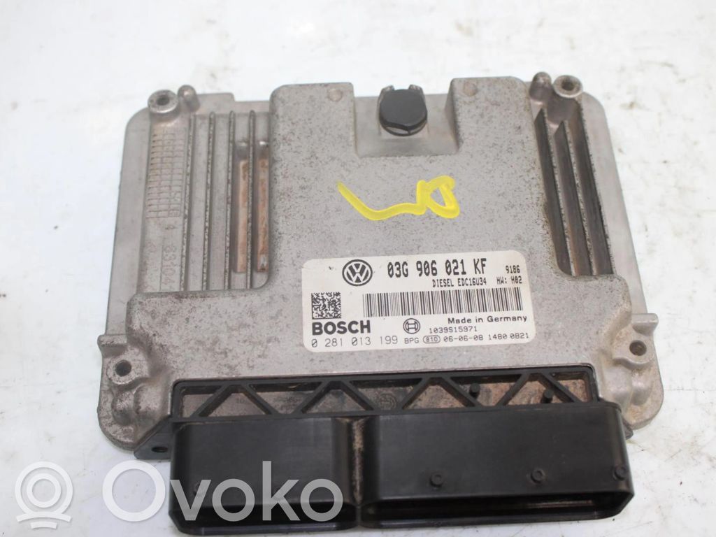 Volkswagen Touran I Unitate control motor/modul ECU 
