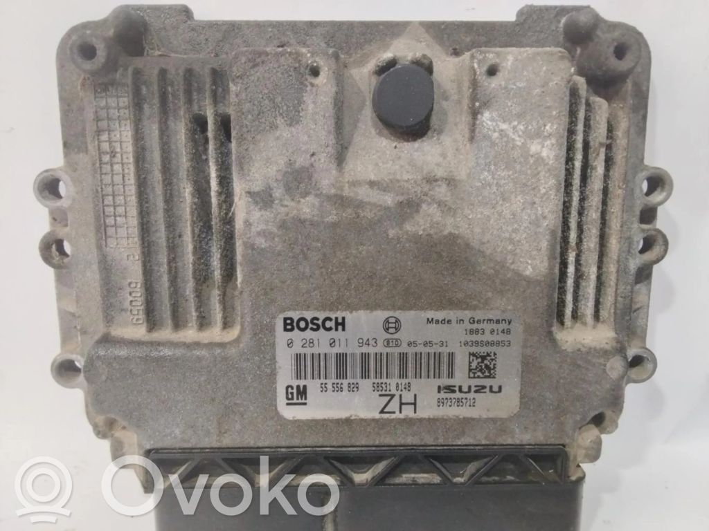 Opel Astra H Unidad de control/módulo ECU del motor 