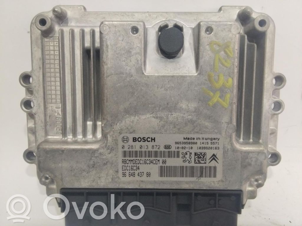 Citroen C4 I Picasso Unitate control motor/modul ECU