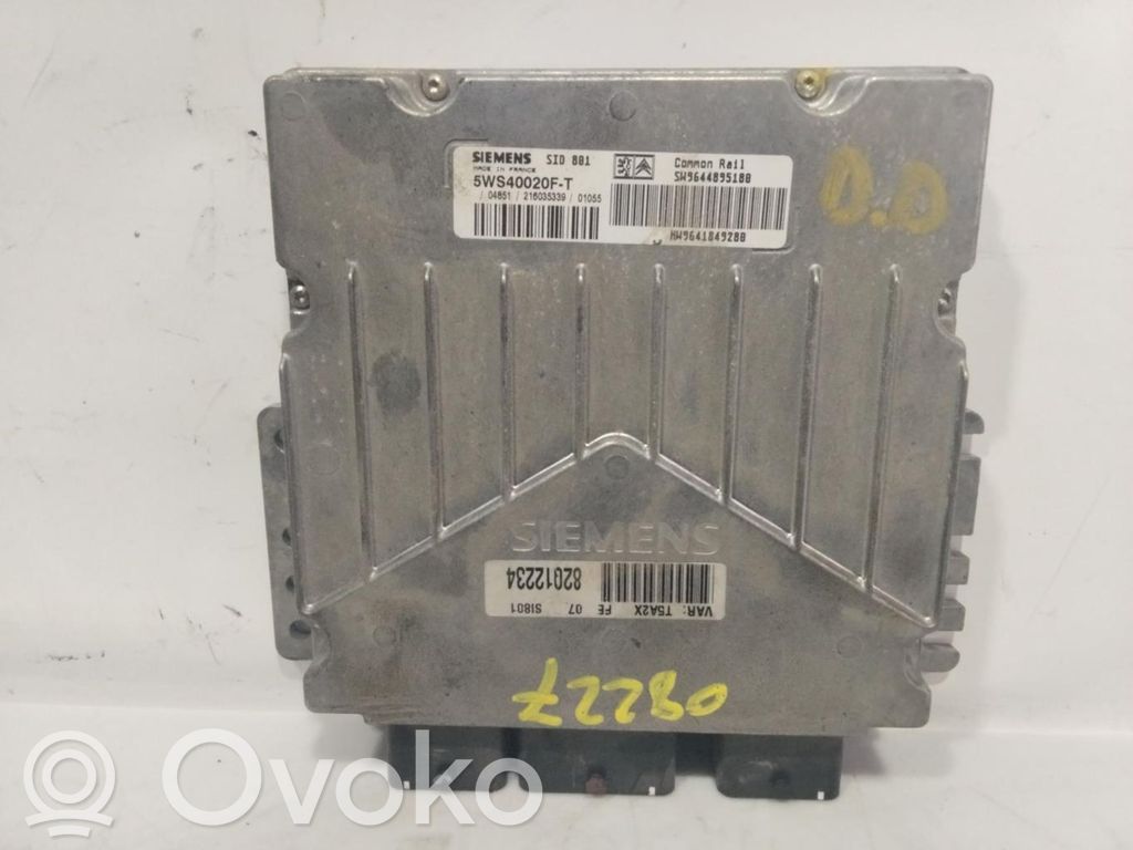 Peugeot 307 Centralina/modulo motore ECU 