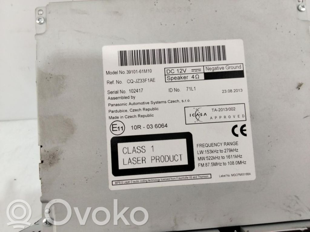 Suzuki SX4 Unità principale autoradio/CD/DVD/GPS