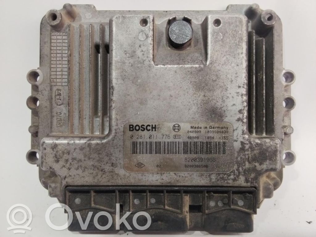 Unité de commande, module ECU de moteur   8200391966