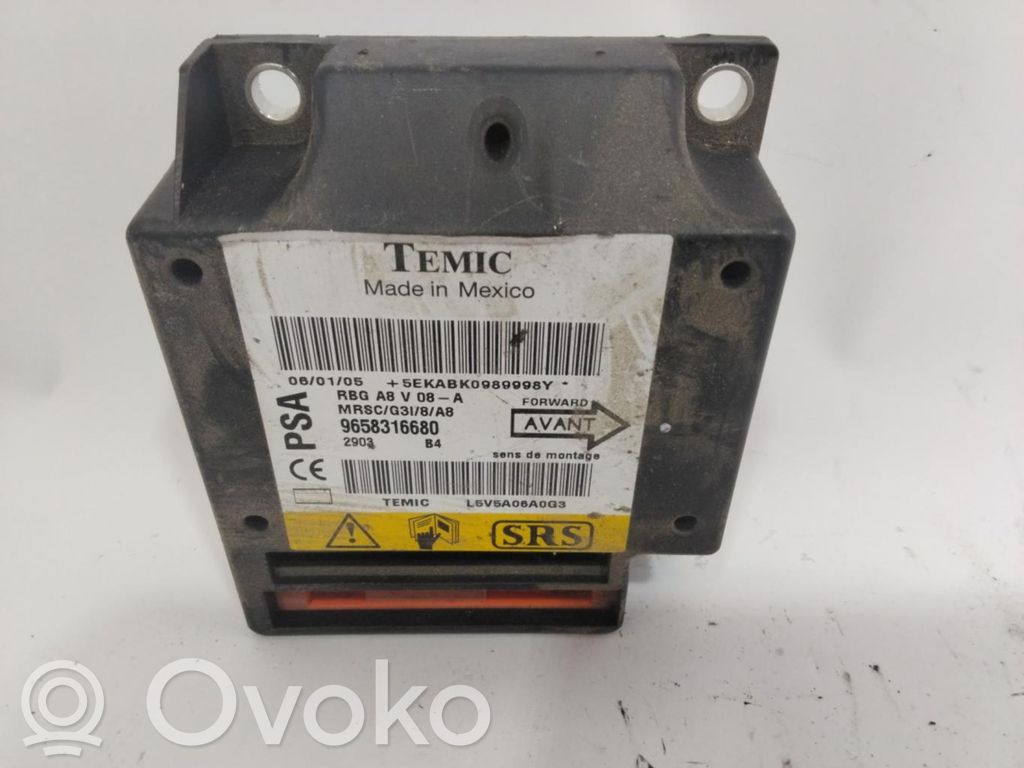 Citroen C3 Unitate/modul de comandă airbaguri 