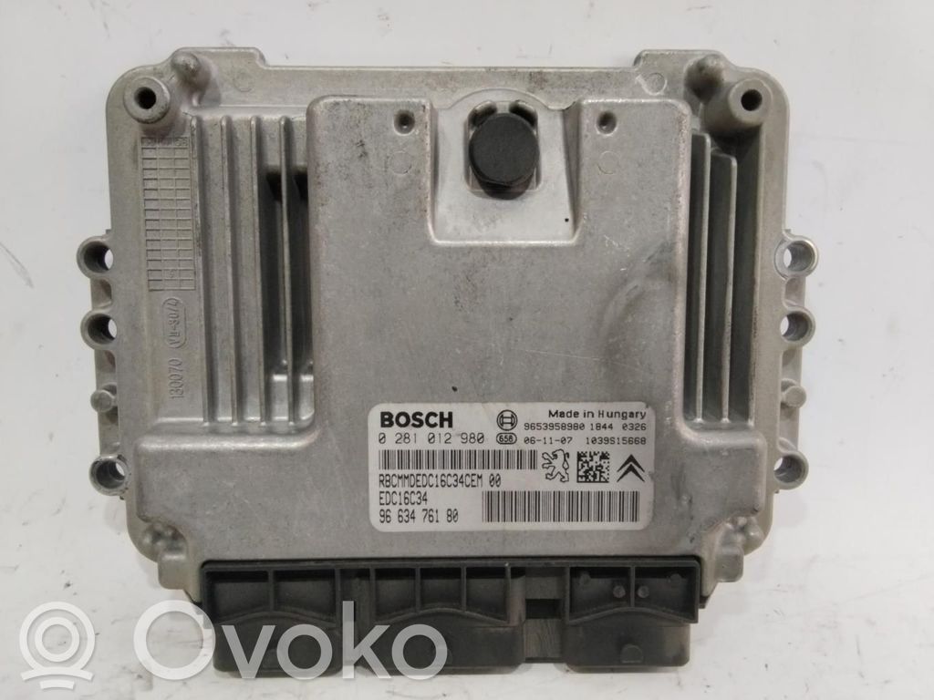 Citroen C4 Grand Picasso Unité de commande, module ECU de moteur