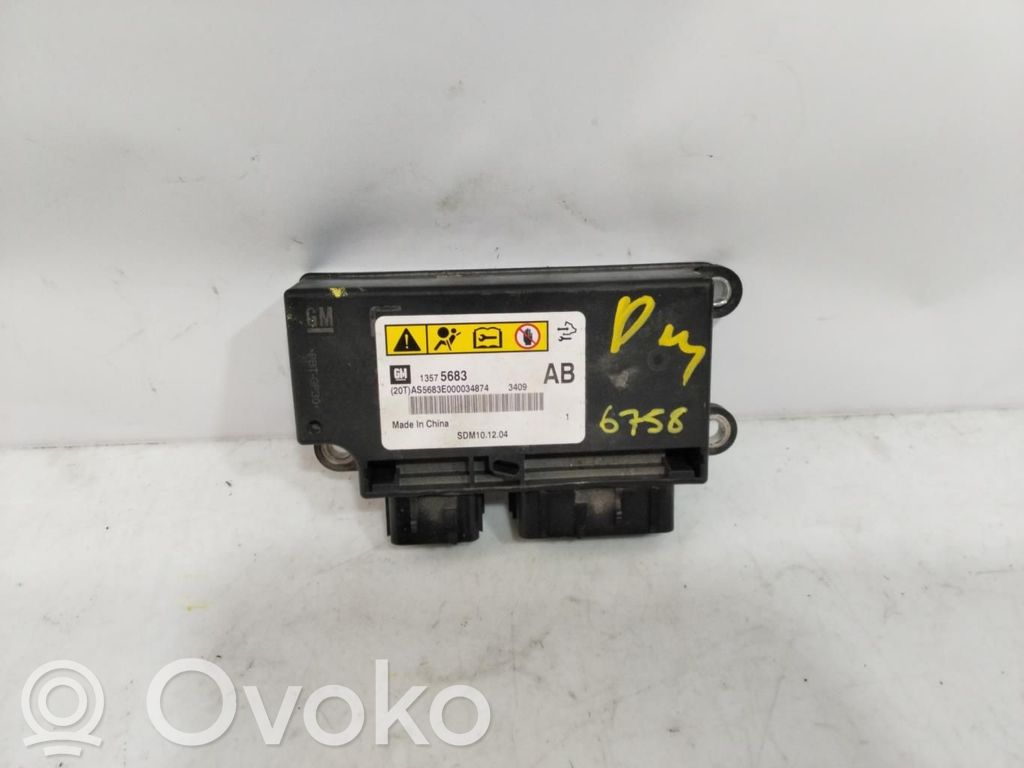 Opel Astra J Centralina/modulo airbag