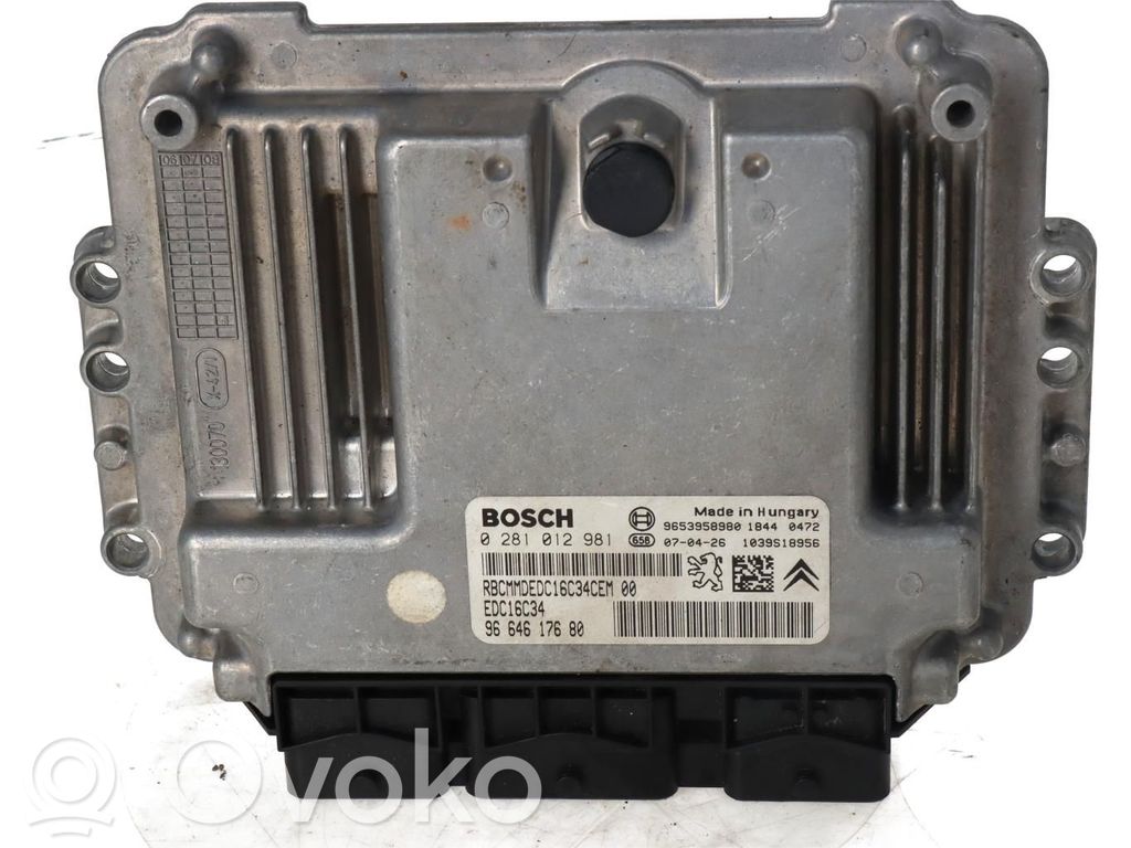 Citroen C4 Grand Picasso Centralina/modulo motore ECU