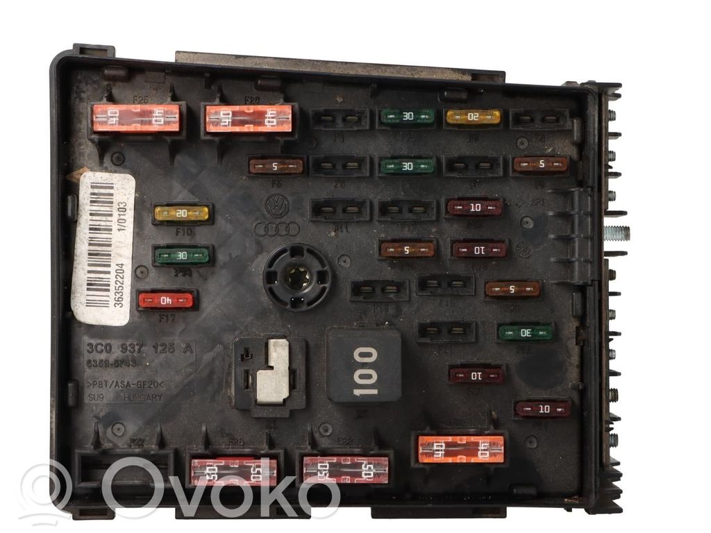 Volkswagen PASSAT CC Modul siguranțe 