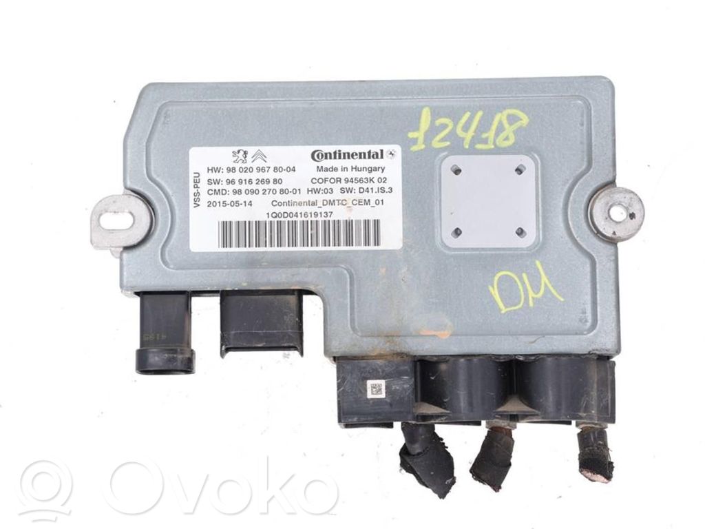 Citroen C4 I Picasso Unidad de control del amplificador de arranque