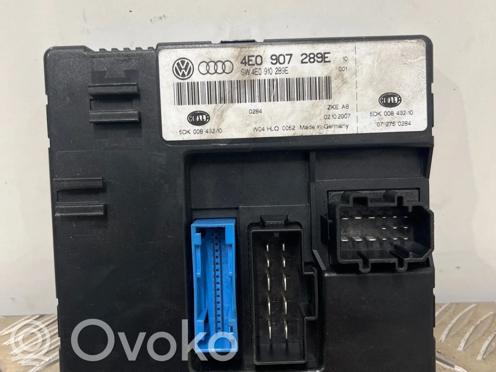 Audi A8 S8 D3 4E Módulo de confort/conveniencia 