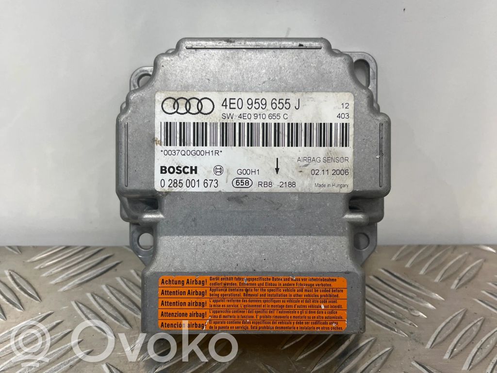 Audi A8 S8 D3 4E Airbag control unit/module 