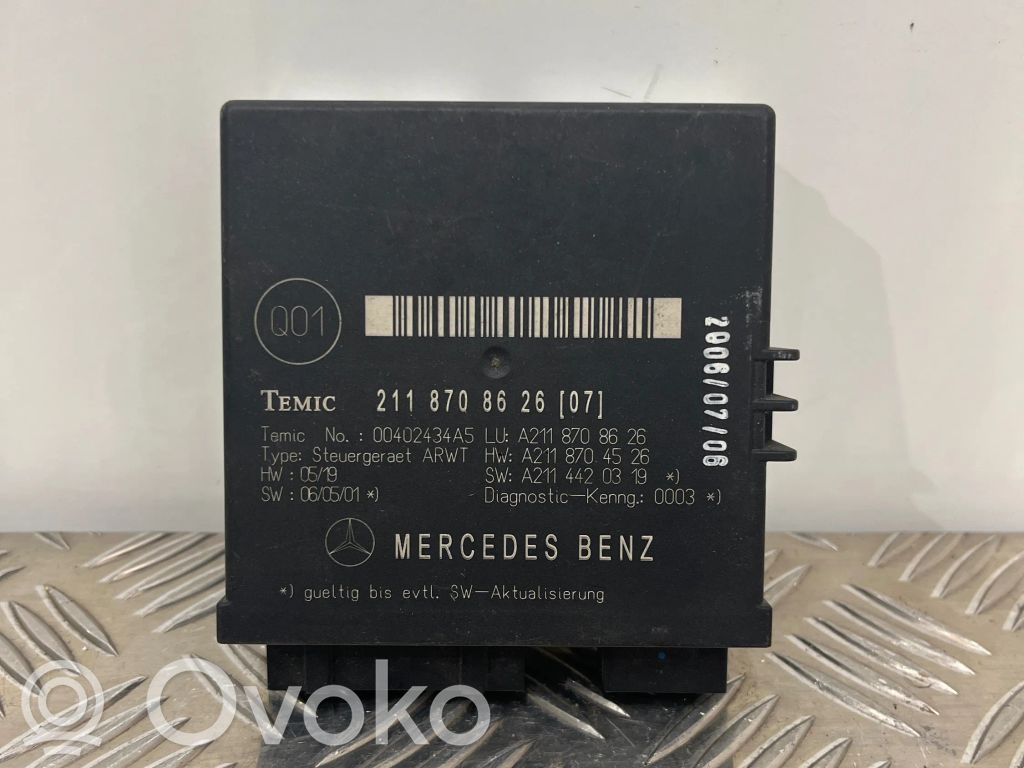 Mercedes-Benz E W211 Other control units/modules 