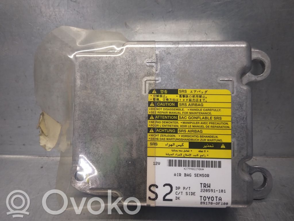 Toyota Verso Oro pagalvių valdymo blokas 