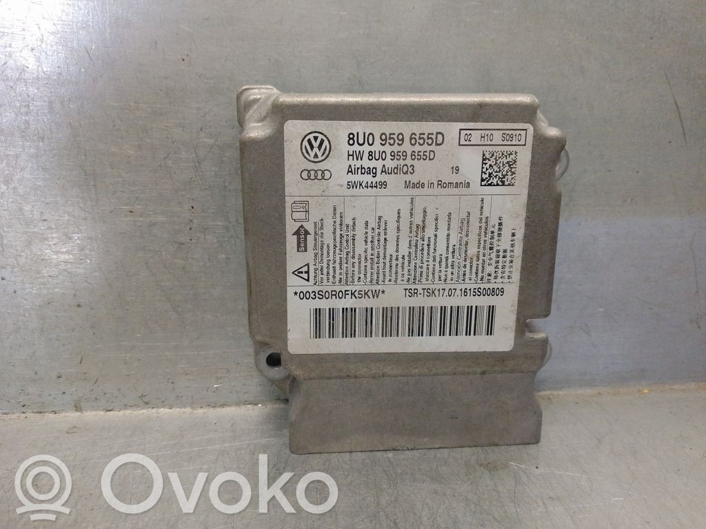 Audi Q3 8U Airbag control unit/module 