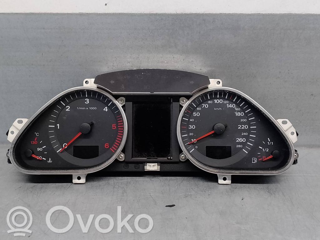 Audi A6 S6 C6 4F Spidometrs (instrumentu panelī)